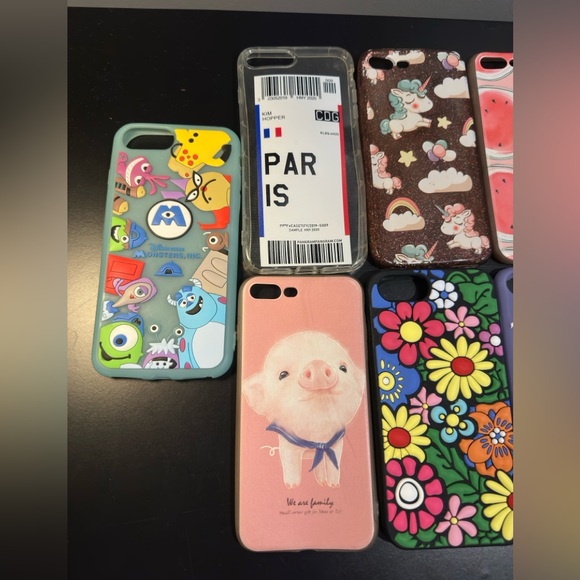 Bundle of 9 cases for Iphone 8 plus 🩷 - Picture 2 of 3